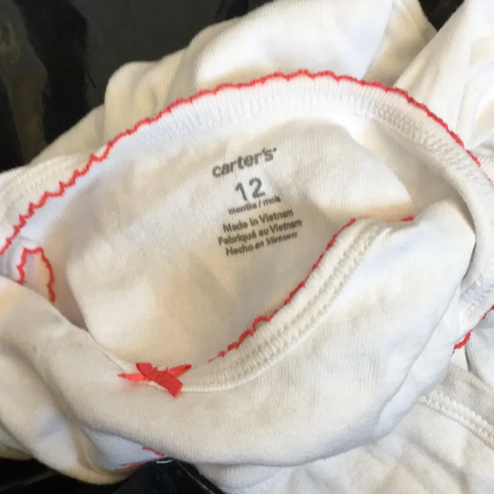 Carters happy everyday long sleeved one piece 12m